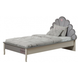 LIT JULIET POUR ENFANT GRIS 100*200