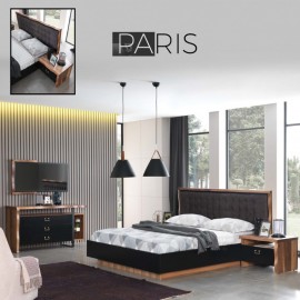 Chambre à coucher 160cm x 200cm PARIS