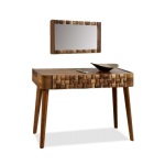 Consol Table En Bois + 1 Miroir